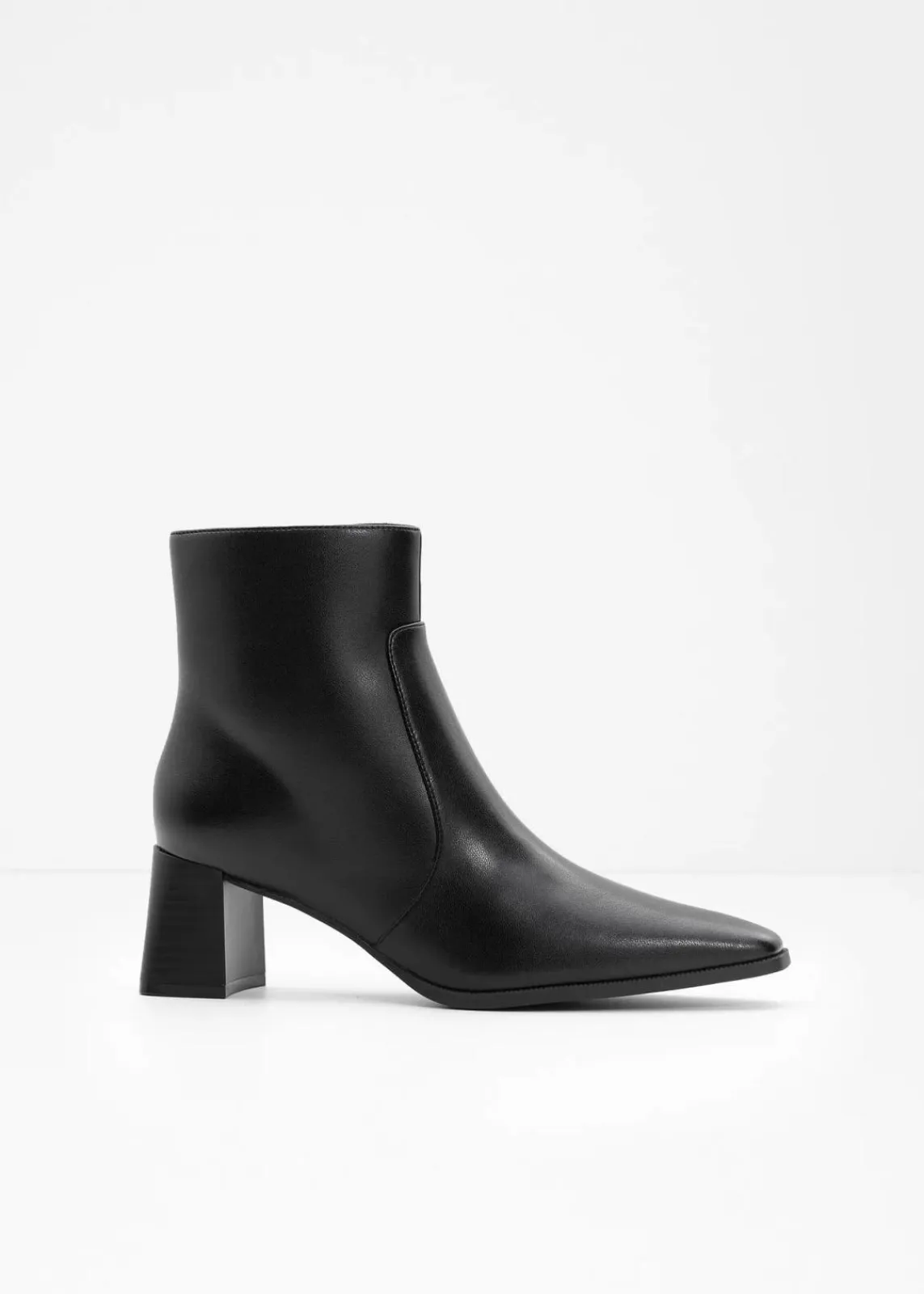 bonprix Stiefeletten^Stiefeletten mit Blockabsatz schwarz