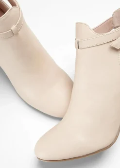 bonprix Stiefeletten^Stiefeletten mit Cut-Outs beige