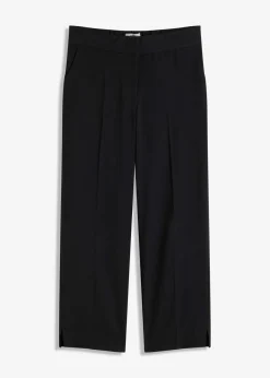 bonprix Hosen^3/4-Stifthose mit Schlitz schwarz
