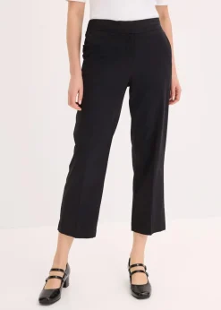 bonprix Hosen^3/4-Stifthose mit Schlitz schwarz