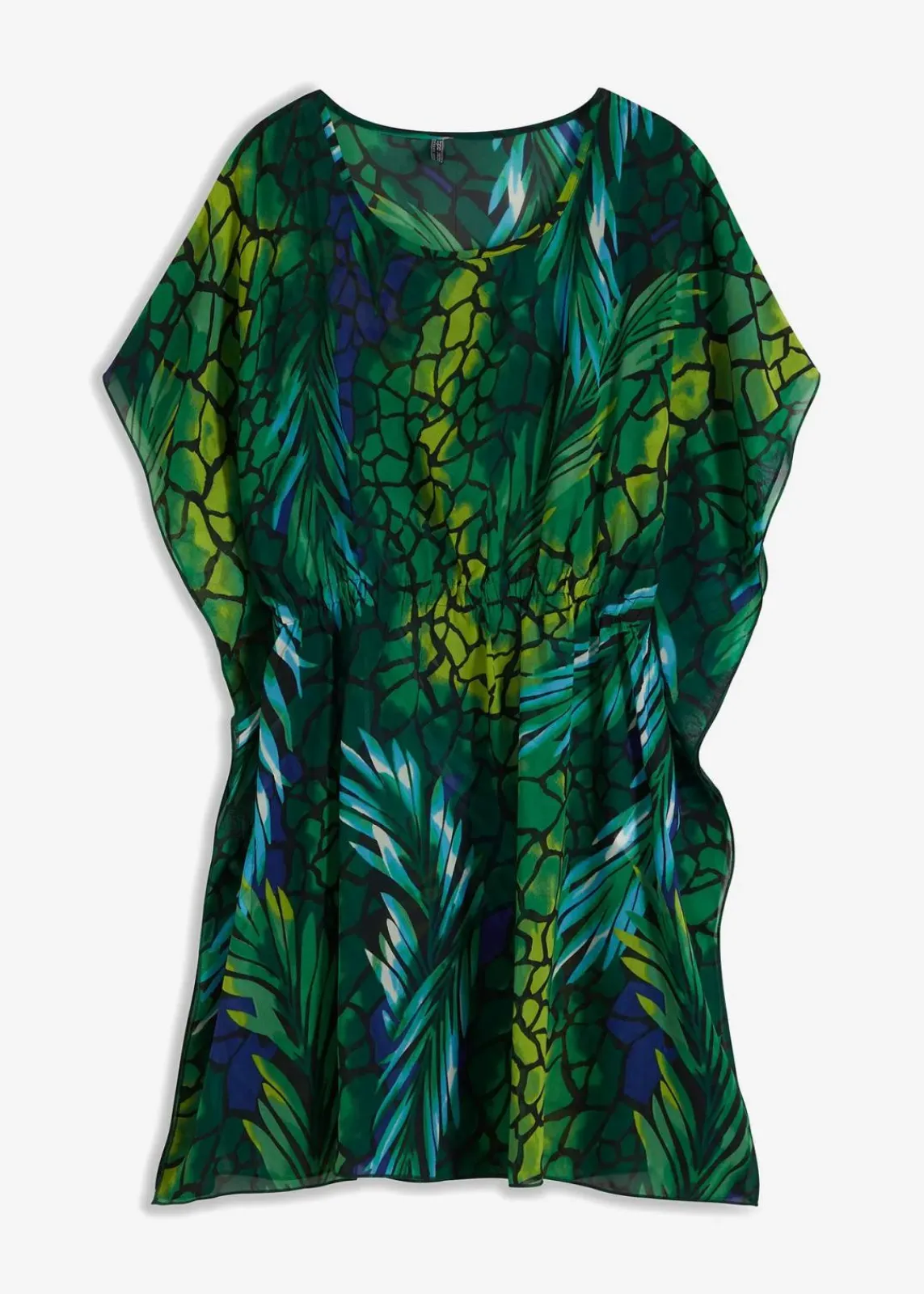 bonprix Strandmode|Bademode·Strandmode^Strand Tunika-Kleid grün bedruckt