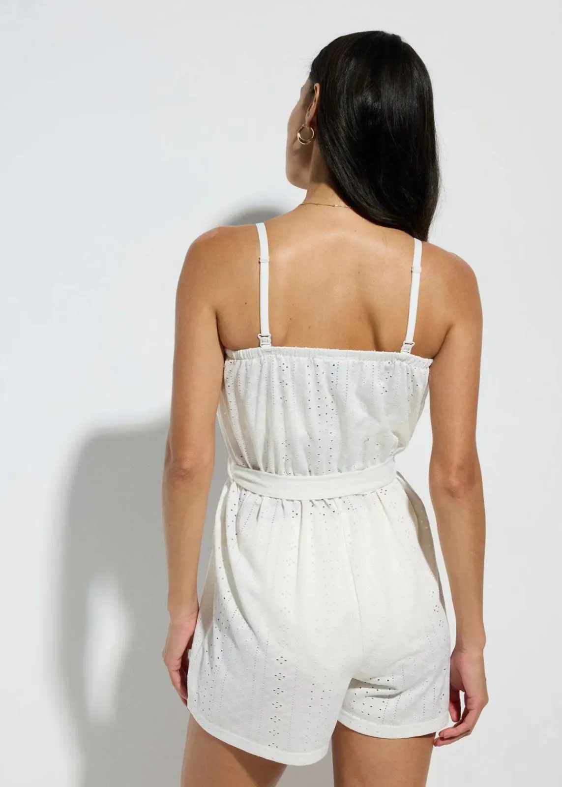 bonprix Strandmode|Bademode·Strandmode^Strandoverall aus Crochet weiß