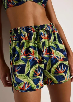 bonprix Mix & Match|Strandmode^Strandshorts dunkelblau floral