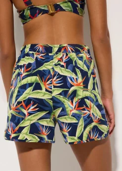 bonprix Mix & Match|Strandmode^Strandshorts dunkelblau floral