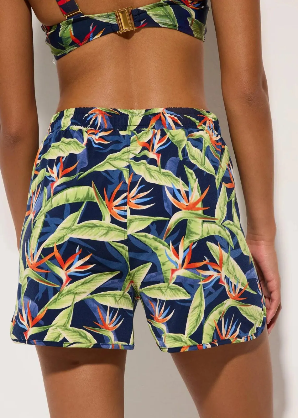 bonprix Mix & Match|Strandmode^Strandshorts dunkelblau floral