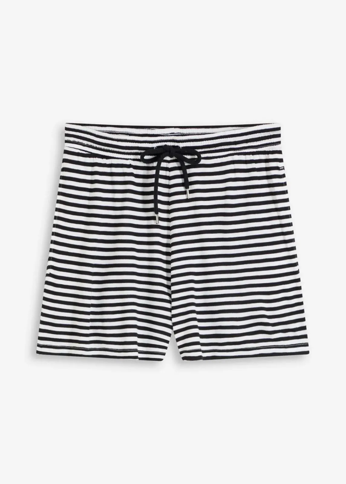 bonprix Mix & Match|Strandmode^Strandshorts aus fließender Viskose schwarz/weiß gestreift