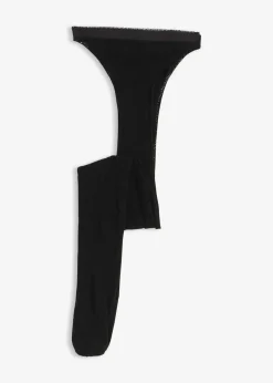 bonprix Wäsche·Socken & Strumpfhosen|Wäsche·Erotikwäsche^Strapsstrümpfe mit Gürtel 30 DEN schwarz