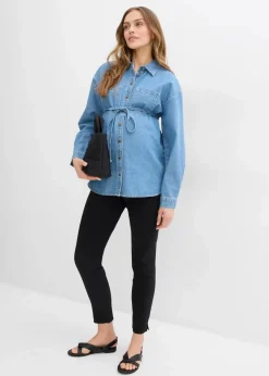 bonprix Bekleidung·Blazer|Umstandsmode^Stretch- Umstandshose mit schmal zulaufendem Bein schwarz