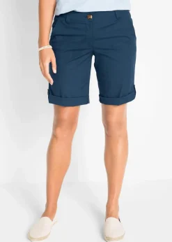 bonprix Bekleidung·Outdoorbekleidung|Bekleidung·Kleider^Stretch-Bermuda dunkelblau
