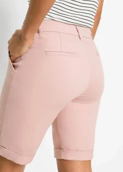 bonprix Hosen|Shorts^Stretch-Bermuda altrosa