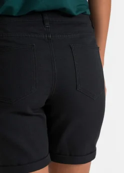 bonprix Bekleidung·Outdoorbekleidung|Bekleidung·Kleider^Stretch-Bermuda schwarz