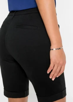 bonprix Bekleidung·Outdoorbekleidung|Bekleidung·Kleider^Stretch-Bermuda schwarz