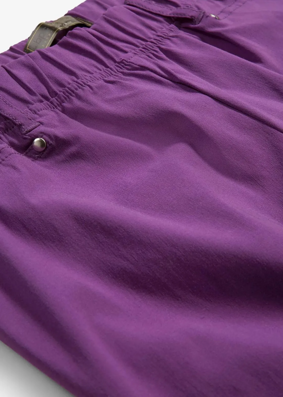 bonprix Hosen^Stretchcapri mit Schlupfbund tiefviolett