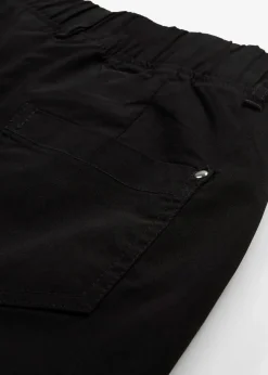 bonprix Hosen^Stretchcapri mit Schlupfbund schwarz