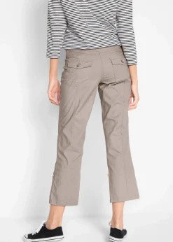 bonprix Bekleidung·Kleider|Hosen^Stretch-Cargo-Hose, 3/4-Länge naturstein