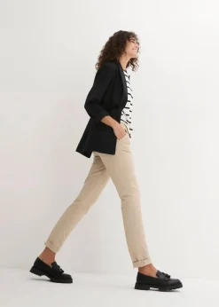 bonprix Kurzgrößen|Hosen^Stretch-Chinohose sand