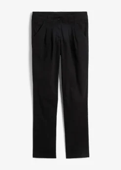 bonprix Kurzgrößen|Bekleidung·Kleider^Stretch-Chinohose schwarz