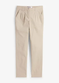 bonprix Kurzgrößen|Bekleidung·Kleider^Stretch-Chinohose sand