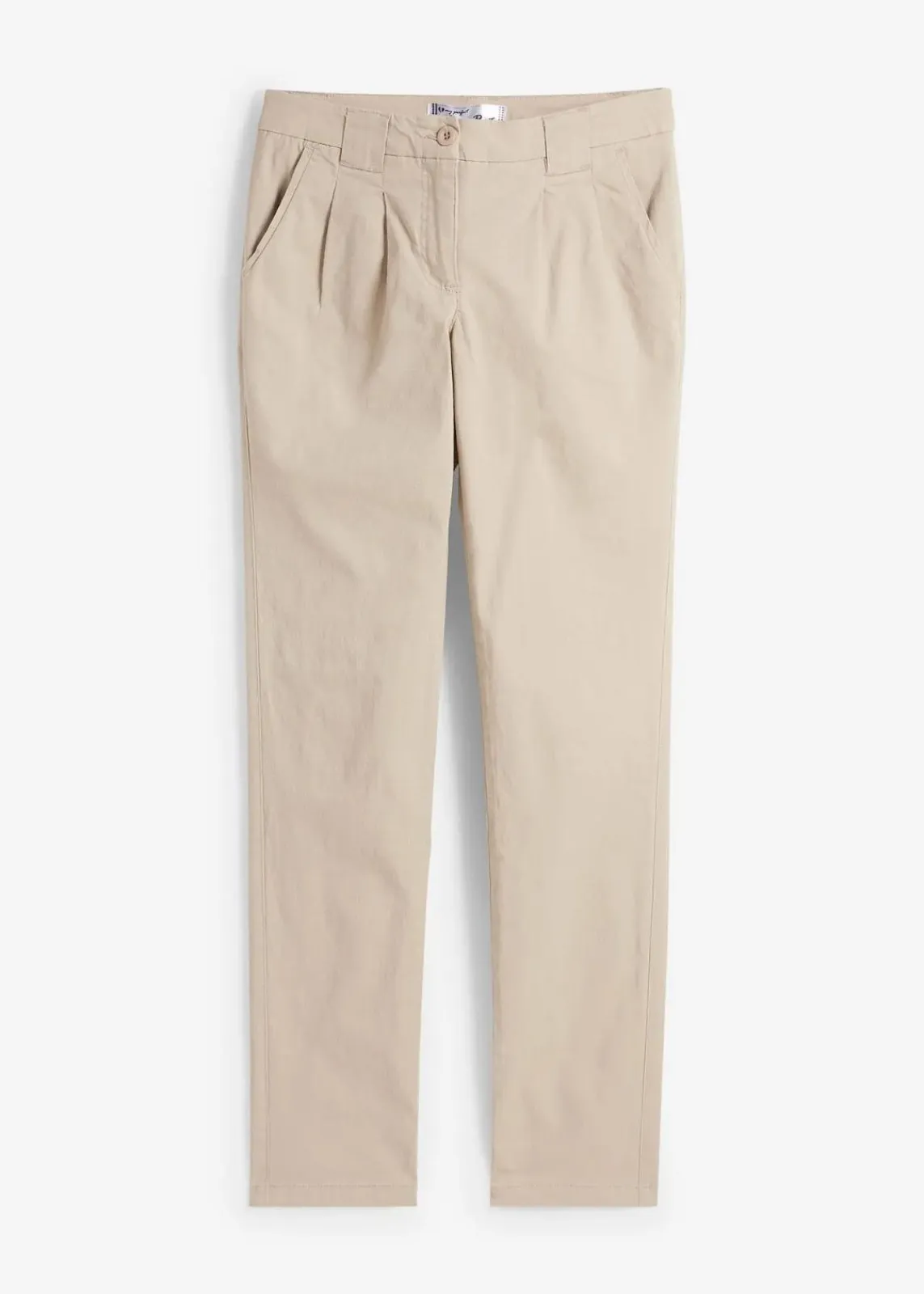 bonprix Kurzgrößen|Bekleidung·Kleider^Stretch-Chinohose sand