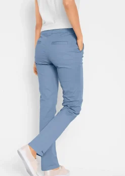 bonprix Kurzgrößen|Hosen^Stretch-Chinohose mattblau