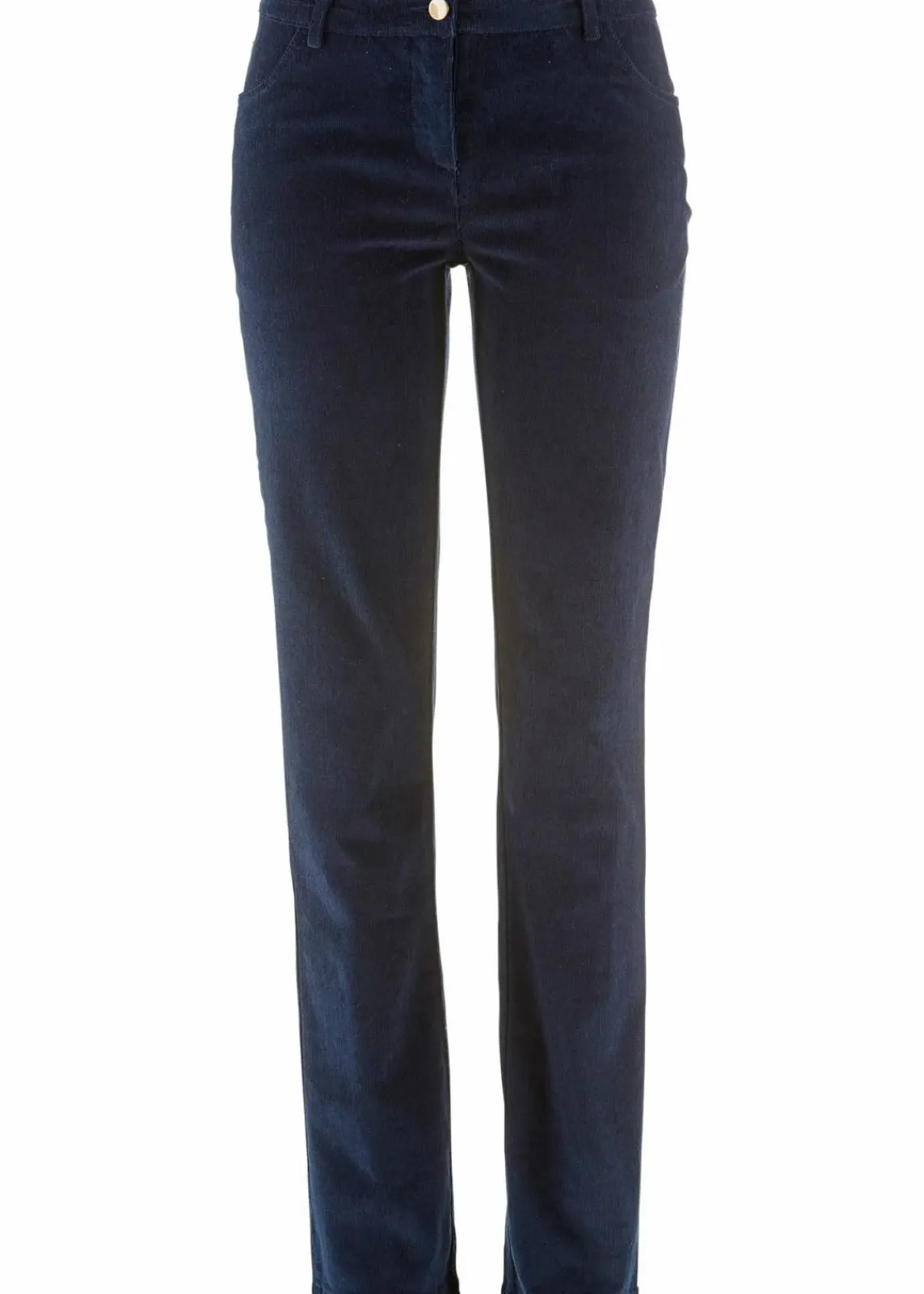 bonprix Hosen|Bekleidung·Kleider^Stretch-Cordhose, Straight dunkelblau