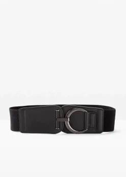 bonprix Gürtel|Schuhe & Accessoires In Spezialgrößen·Gürtel^Stretchgürtel schwarz