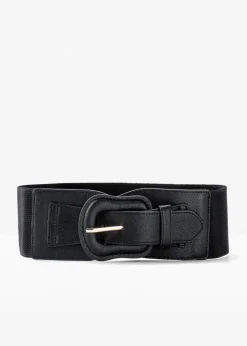 bonprix Gürtel^Stretchgürtel schwarz