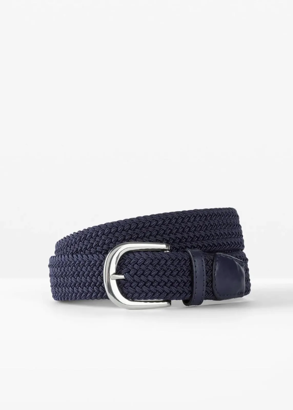 bonprix Accessoires|Gürtel^Stretchgürtel in Flechtoptik dunkelblau
