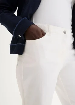 bonprix Hosen|Kurzgrößen^Stretchhose weiß