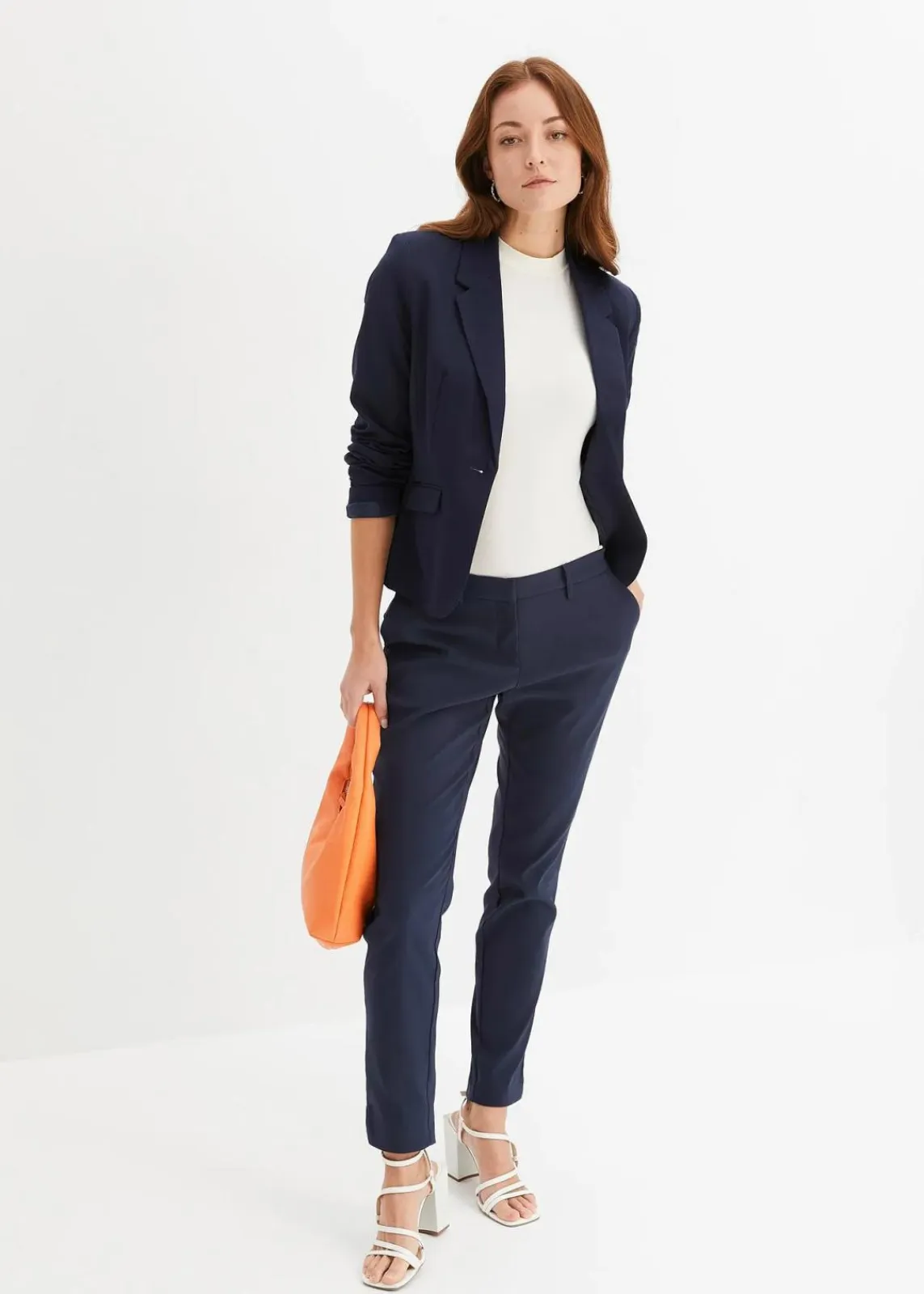 bonprix Hosen|Bekleidung·Kleider^Stretch-Hose dunkelblau