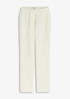 bonprix Bekleidung·Kleider|Hosen^Stretch-Hose wollweiß