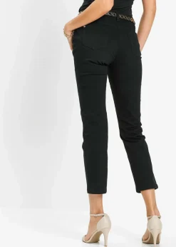 bonprix Hosen|Bekleidung·Kleider^7/8-Stretchhose schwarz