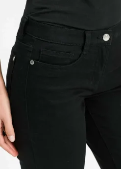 bonprix Hosen|Bekleidung·Kleider^7/8-Stretchhose schwarz