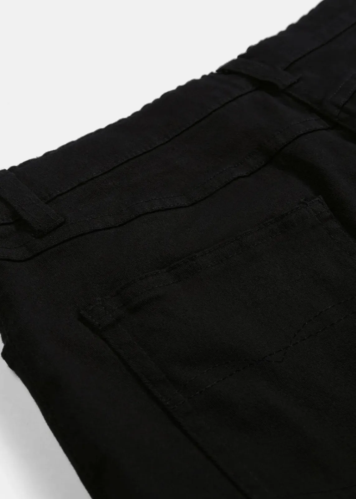 bonprix Hosen|Kurzgrößen^Stretchhose schwarz