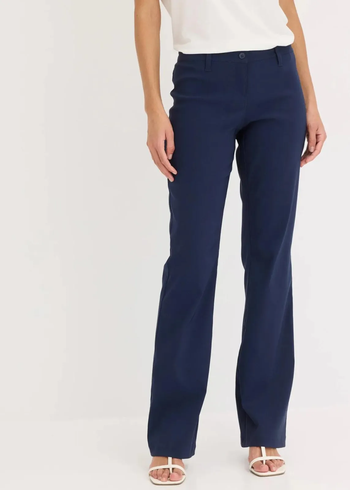 bonprix Hosen|Bekleidung·Kleider^Stretch-Hose, Bootcut dunkelblau