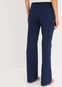bonprix Hosen|Bekleidung·Kleider^Stretch-Hose, Bootcut dunkelblau