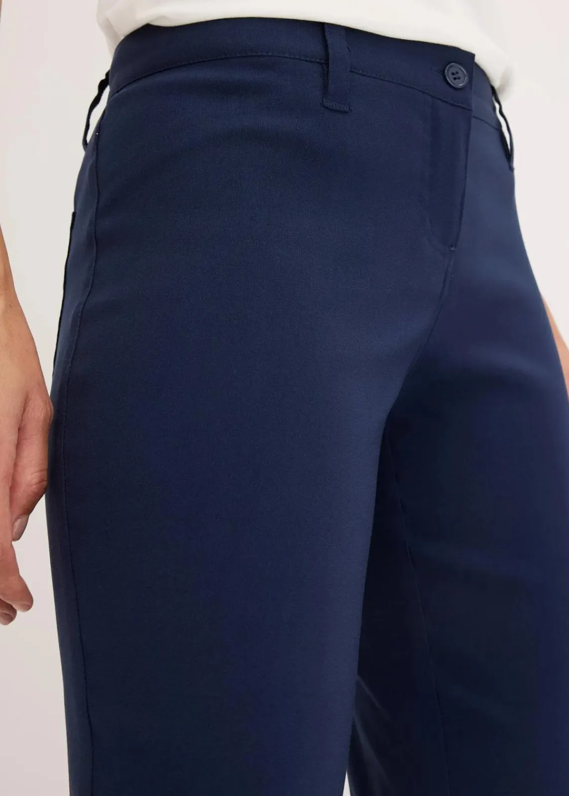 bonprix Hosen|Bekleidung·Kleider^Stretch-Hose, Bootcut dunkelblau