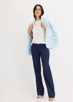 bonprix Hosen|Bekleidung·Kleider^Stretch-Hose, Bootcut dunkelblau