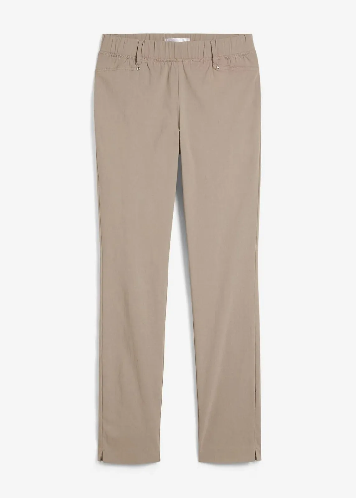 bonprix Hosen|Kurzgrößen^Stretchhose in Schlupfform taupe