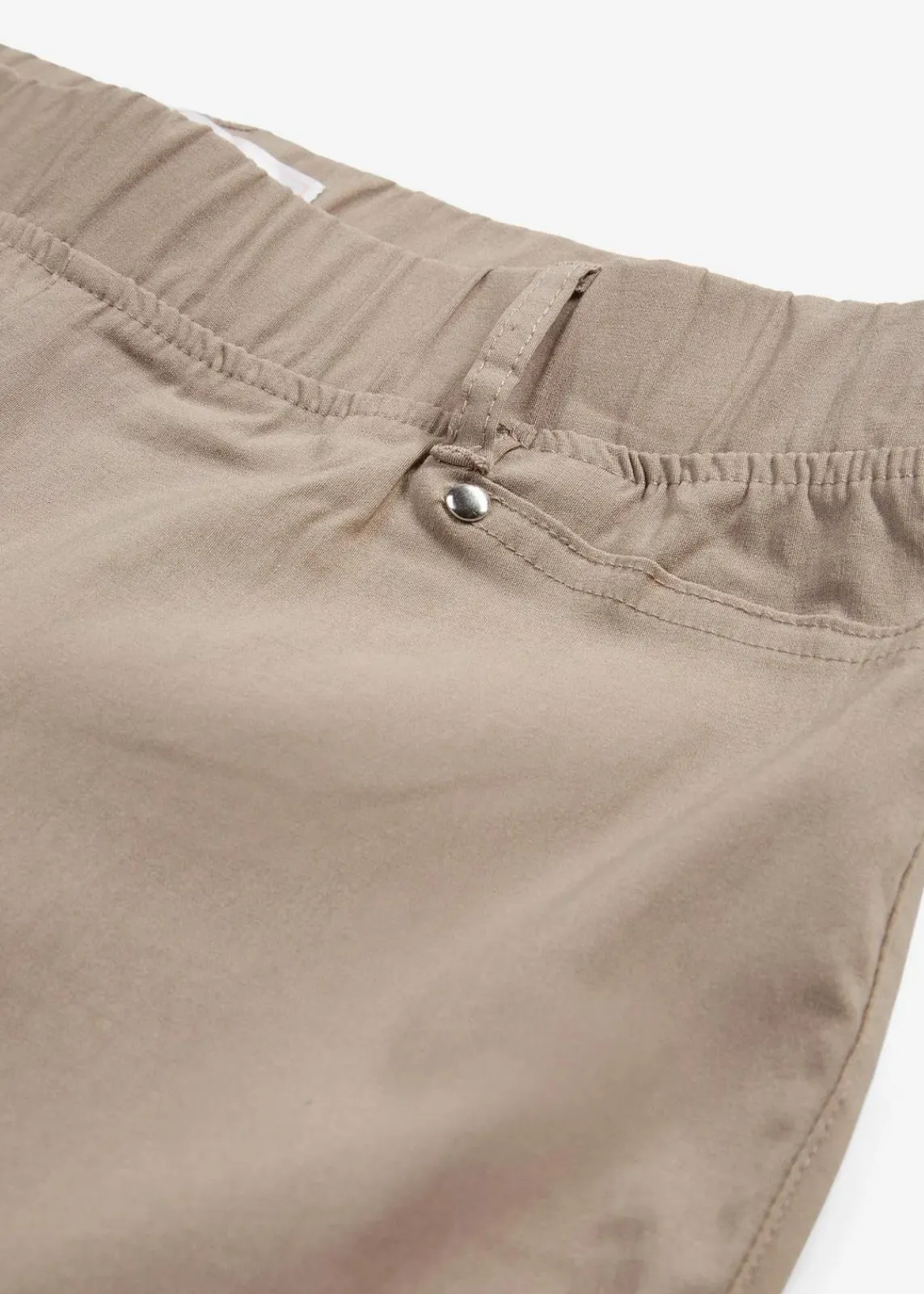 bonprix Hosen|Kurzgrößen^Stretchhose in Schlupfform taupe