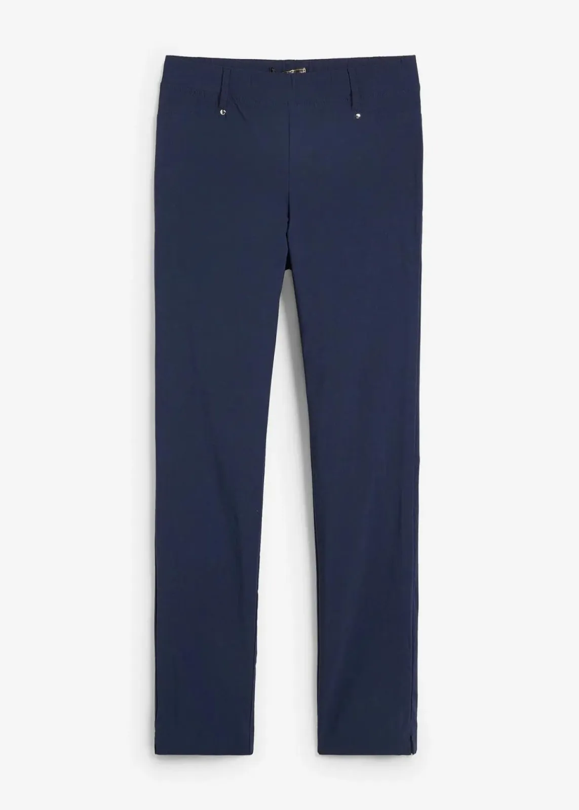 bonprix Hosen|Kurzgrößen^Stretchhose in Schlupfform dunkelblau