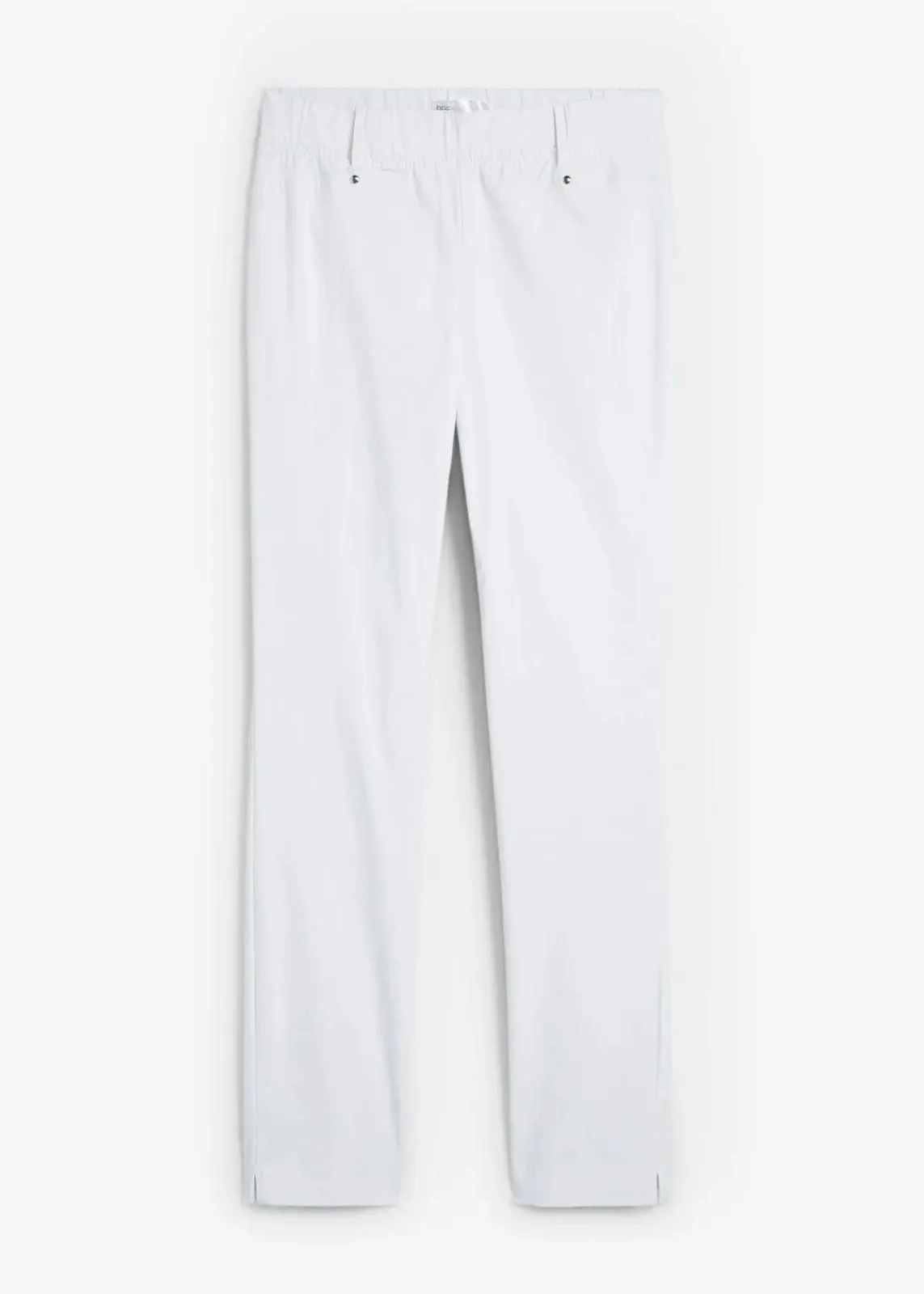 bonprix Hosen|Kurzgrößen^Stretchhose in Schlupfform weiß