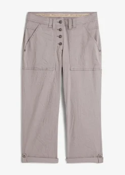 bonprix Bekleidung·Kleider|Hosen^Stretch-Hose mit Crash-Effekt grau