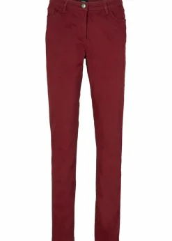bonprix Bekleidung·Kleider|Hosen^Stretch-Hose, Slim Fit ahornrot
