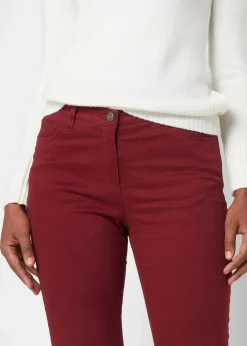 bonprix Bekleidung·Kleider|Hosen^Stretch-Hose, Slim Fit ahornrot