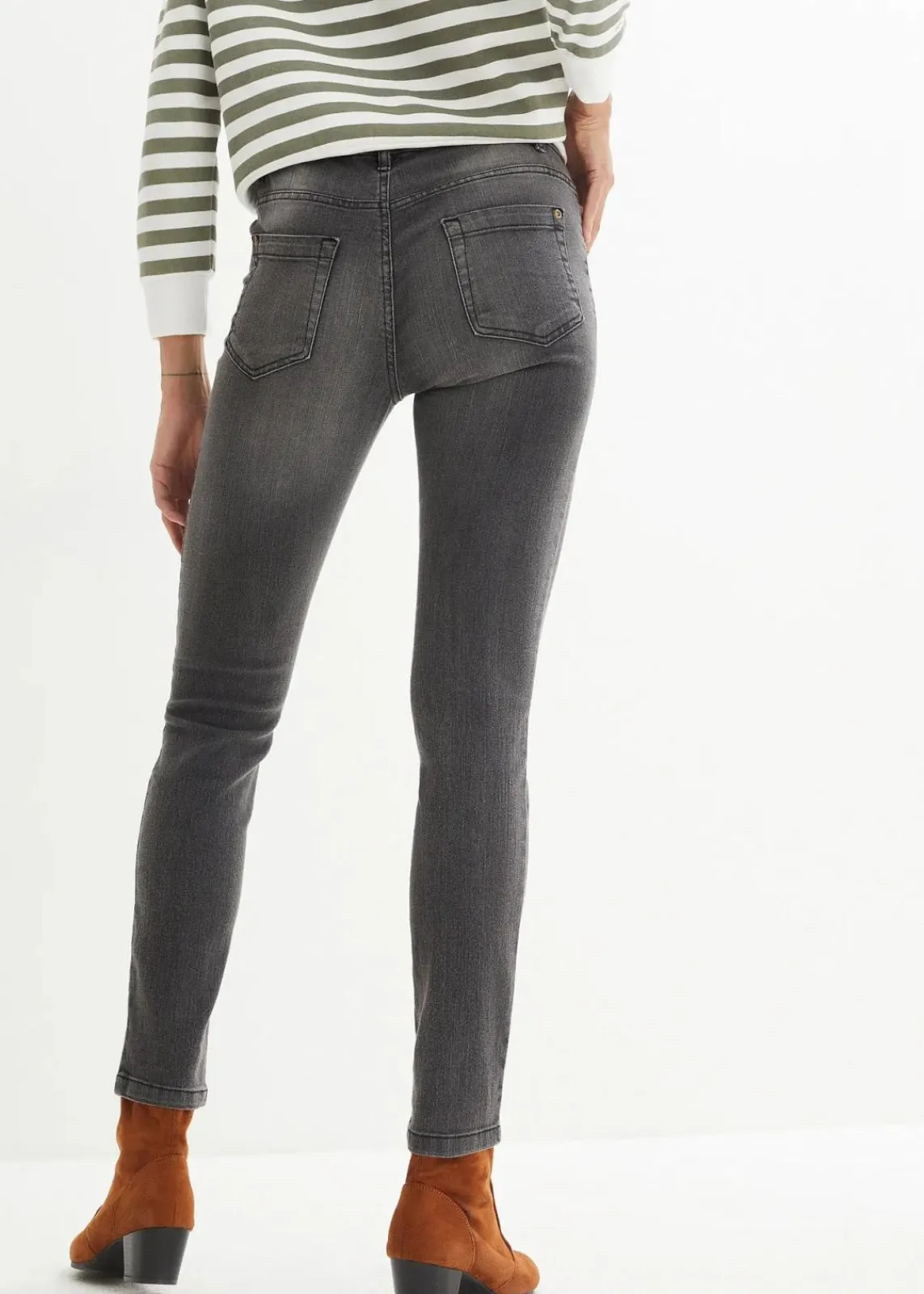 bonprix Jeans|Bekleidung·Shirts & Tops^Stretch-Jeggings schwarz used