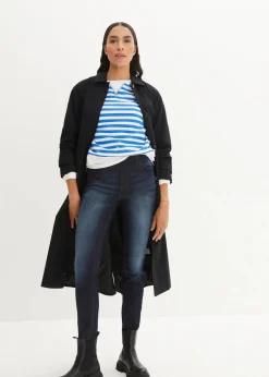 bonprix Bekleidung·Shirts & Tops|Jeans^Stretch-Jeggings dunkelblau used
