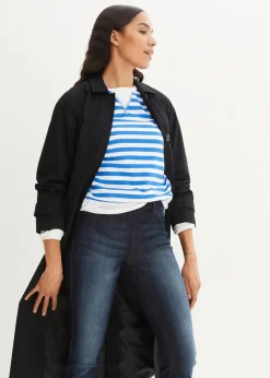 bonprix Bekleidung·Shirts & Tops|Jeans^Stretch-Jeggings dunkelblau used