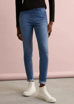 bonprix Jeans|Bekleidung·Shirts & Tops^Stretch-Jeggings blau used