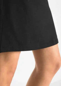 bonprix Basics|Röcke^Stretch-Rock aus Bio-Baumwolle mit Stretch schwarz